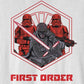 First Order Men's Graphic T-Shirt white Size Medium