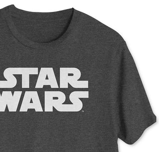 Hybrid Men's Star Wars Logo T-Shirt Gray Size Large
