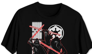 Hybrid Men's Sith Lords Star Wars Graphic T-Shirt Black Size XX Large