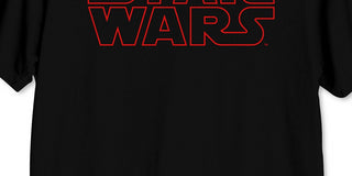 Hybrid Men's Star Wars Red Logo T-Shirt Black Size Medium