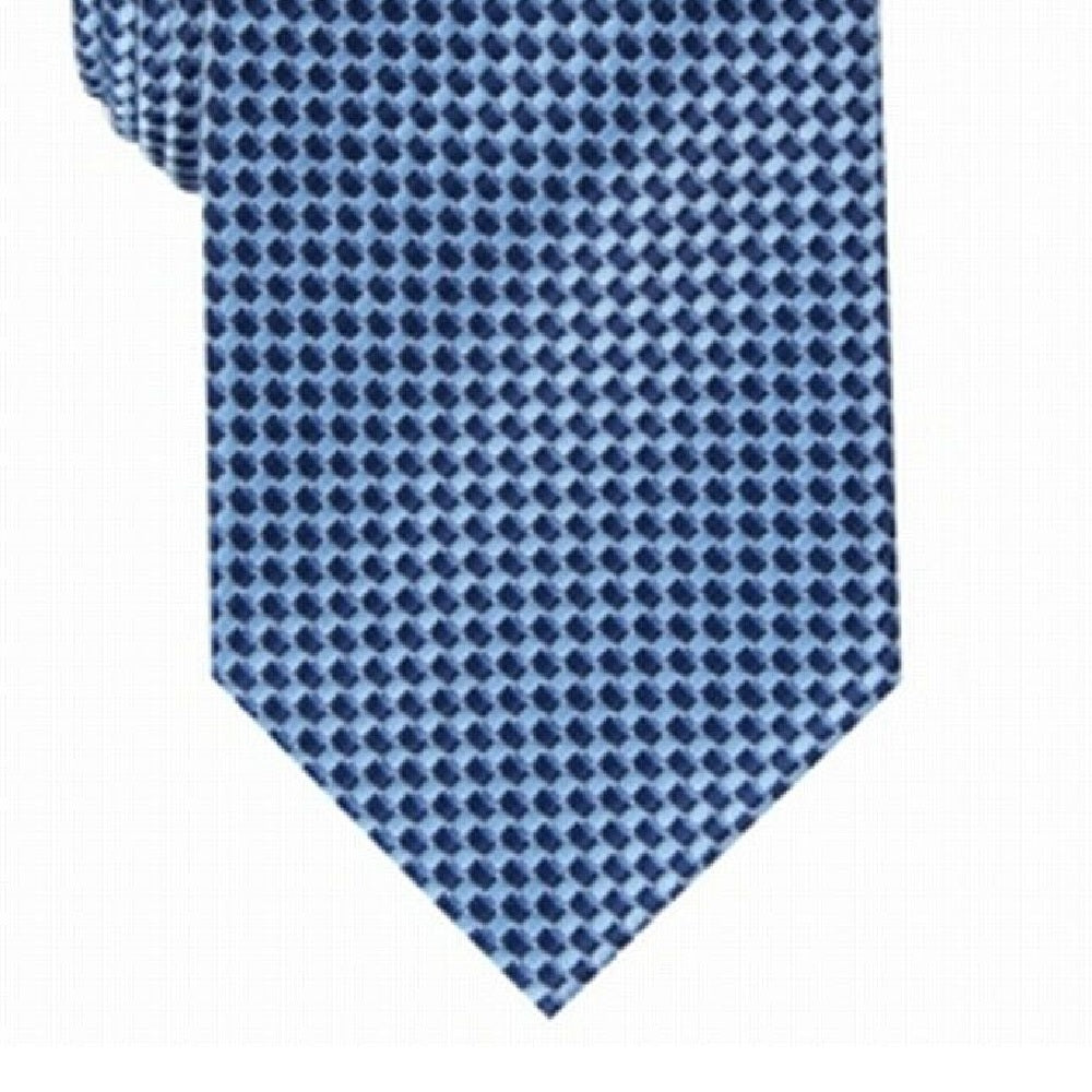 Perry Ellis Men's Bayou Mini-Check Tie Blue One Size