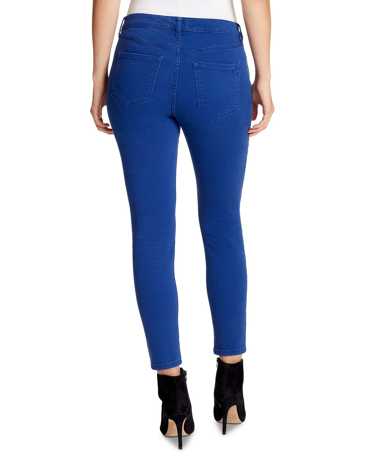 William Rast Women's Perfect Ankle Skinny Jeans Cobalt Blue Size 26