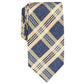 Perry Ellis Men's Duxbury Classic Plaid Tie Yellow One Size