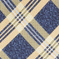 Perry Ellis Men's Duxbury Classic Plaid Tie Yellow One Size