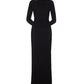 Xscape Women's V-Neck Gown Black Size 6