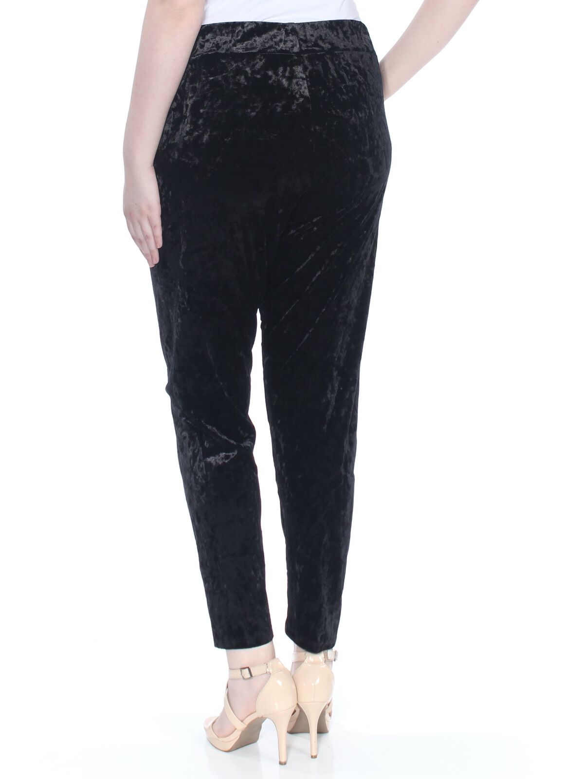 Thalia Sodi Women's Velvet Stretch Leggings Black Size X-Large