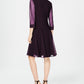 R & M Richards Women's Embellished Dress & Duster Jacket Plum Size 18W