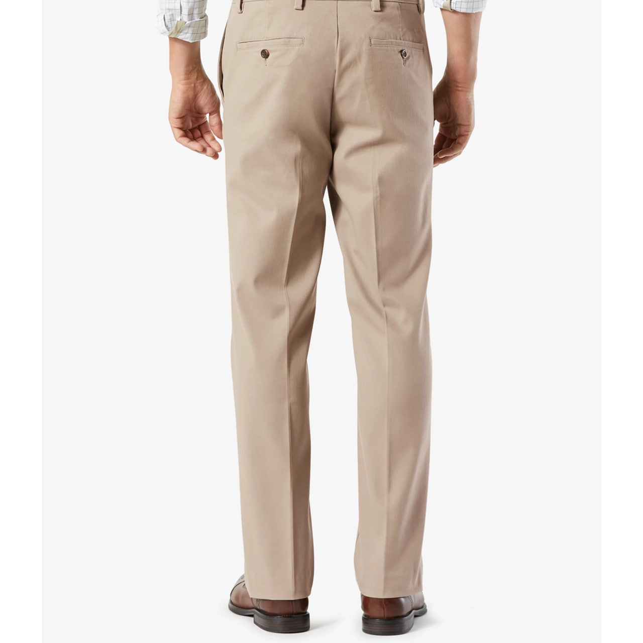 Dockers Men's Easy Classic Fit Khaki Stretch Pants Beige Size 38X34