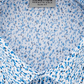 Kenneth Cole Reaction Men's Flex Slim-Fit Stretch Printed Blue Size 16x32-33