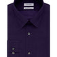 Calvin Klein Men's Slim Fit Non Iron Performance Herringbone Point Collar Dress Shirt Purple Size 32X33