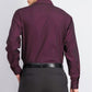 Calvin Klein Men's Steel Classic-Fit Non-Iron Performance Herringbone Spread Collar Dress Shirt Red Size 32-33