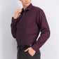 Calvin Klein Men's Classic-Fit Non-Iron Performance Herringbone Spread Collar Dress Shirt Red Size 34-35
