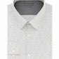 Calvin Klein Men's Extra-Slim Fit Temperature Regulating Stretch Print Dress Shirt Orange Size 34X35