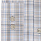 Calvin Klein Men's Slim-Fit Stretch Performance Plaid Dress Shirt Gray Size 17-32-33-XL