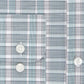 Calvin Klein Men's Steel Classic/Regular-Fit Non-Iron Performance Stretch Green Check Dress Shirt Green Size 32-33