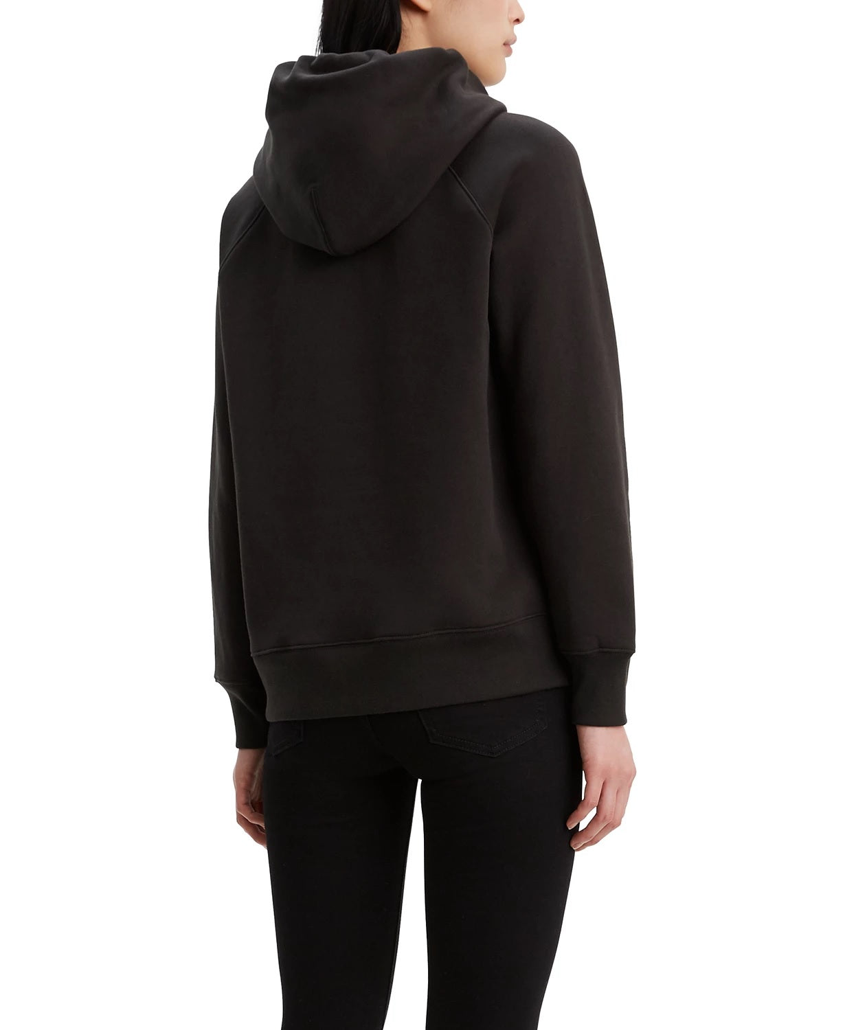 Levi's Women's Sequin Graphic Sport Hoodie Black Size Large