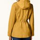 Charter Club Women's Water-Resistant Hooded Anorak Jacket Yellow Size 0X