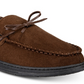 Gold Toe Men's Tie Moccasins Slippers Brown Size Medium