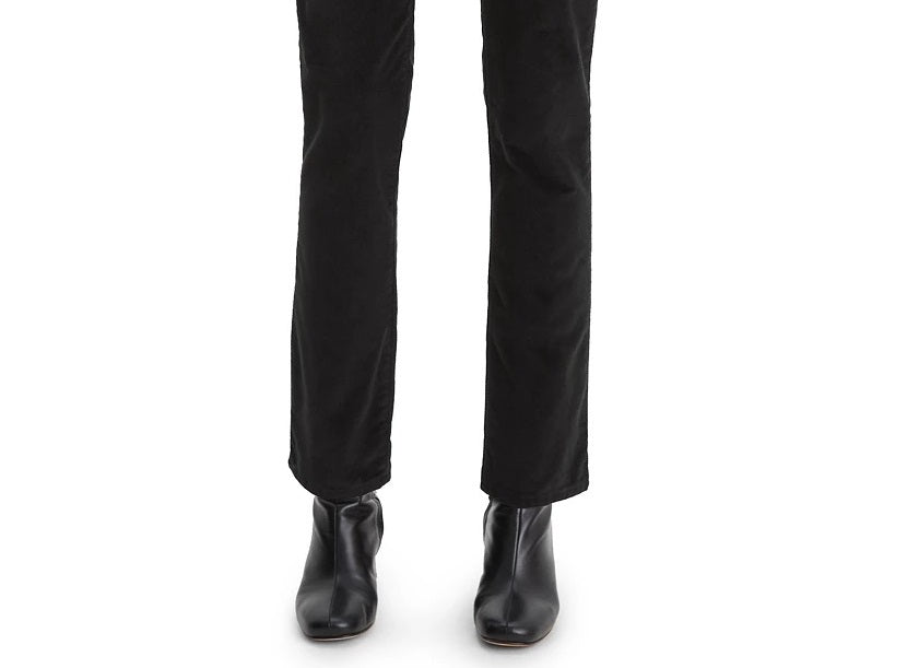 Levi's Women's Classic Straight-Leg Corduroy Jeans Black Size 16AV/MD/RG