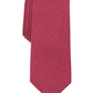 Bar III Men's Beach Solid Skinny Tie Red Size Regular