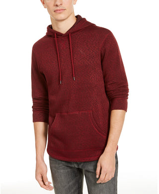 Levi's Men's Cash Textured Fleece Hoodie Red Size Extra Large