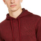 Levi's Men's Cash Textured Fleece Hoodie Red Size Extra Large
