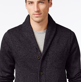 Levi's Men's Rand Shawl-Collar Cardigan Black Size Large
