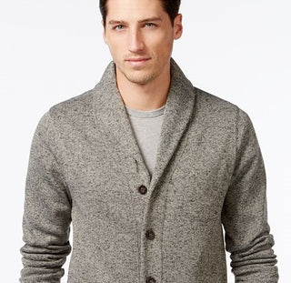 Levi's Men's Rand Shawl-Collar Cardigan Green Size Medium