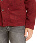 Levi's Men's Rand Shawl-Collar Cardigan Red Size Medium