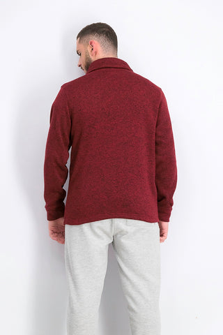 Levi's Men's Rand Shawl-Collar Cardigan Red Size Small