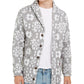 Levi's Men's Patterned Shawl Collar Sweater White Size Large
