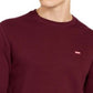 Levi's Men's Bailey Logo Crew Neck Sweatshirt Dark Red Size Medium