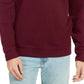 Levi's Men's Bailey Logo Crew Neck Sweatshirt Dark Red Size Medium