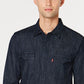 Levi's Men's Matthew New Western Denim Shirt Black Size Medium