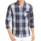 Levi's Men's Osaka Woven Plaid Shirt Blue Size X-Large