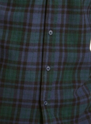 Levi's Men's Plaid Collared Work Dress Navy Size Small