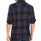 Levi's Men's Curran Regular-Fit Plaid Shirt Blue Size Small