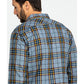 Levi's Men's Crance Plaid Flannel Shirt Blue Size Extra Large