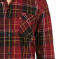 Levi's Men's Booth Regular-Fit Plaid Flannel Shirt Red Size 2 Extra Large