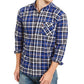 Levi's Men's Plaid Button-down Shirt Sodalite Blue Size Medium