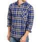 Levi's Men's Plaid Button-down Shirt Sodalite Blue Size Small