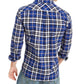 Levi's Men's Plaid Button-down Shirt Sodalite Blue Size Small