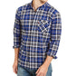 Levi's Men's Plaid Button-down Shirt Sodalite Blue Size Extra Large