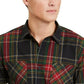 Levi's Men's Malden Plaid Shirt Red Size Small