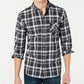 Levi's Men's Reese Plaid Shirt Caviar Size 2 Extra Large