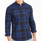 Levi's Men's Chama Plaid Shirt Gray Size Large