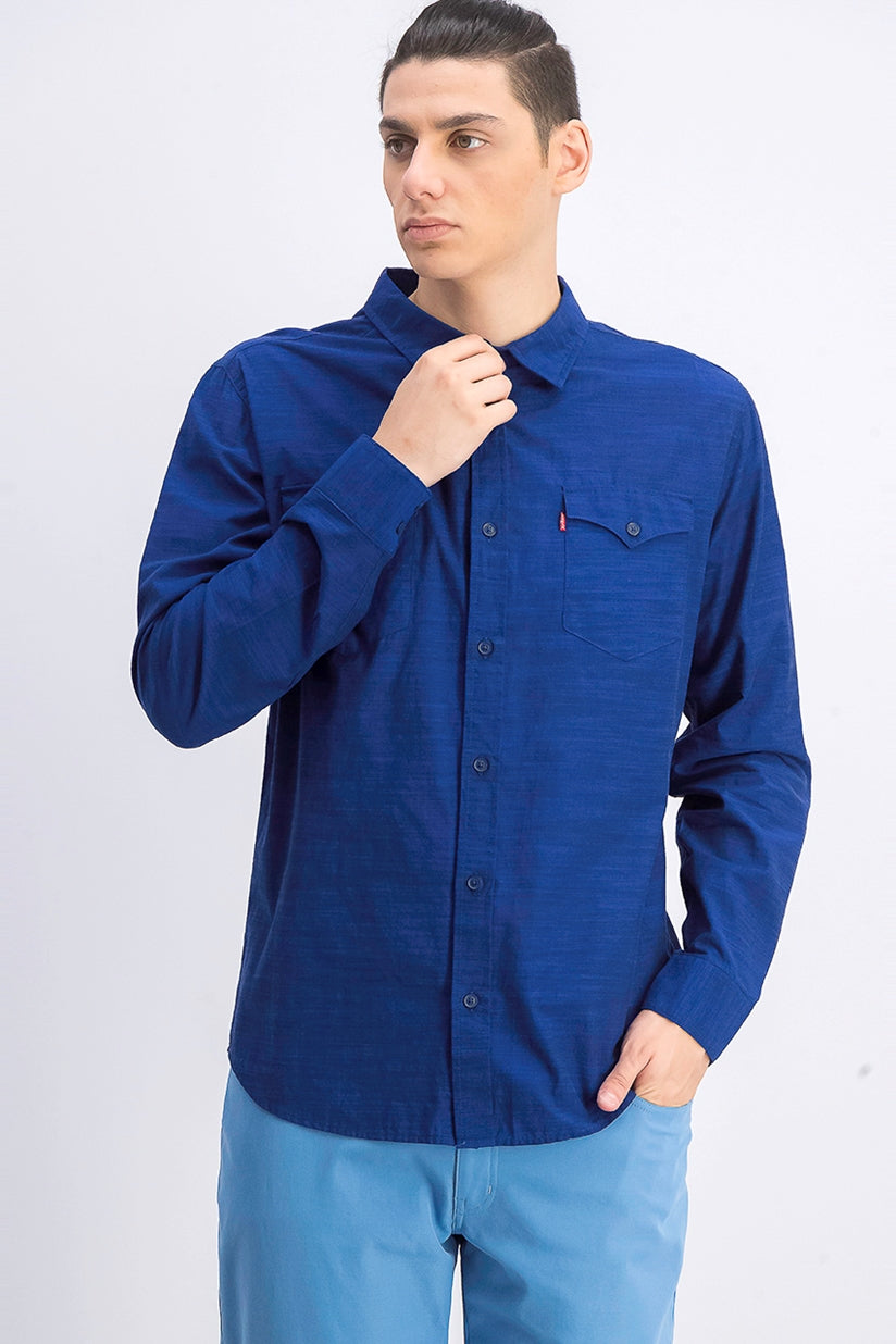 Levi's Men's Darrow Shirt Blue Size Small