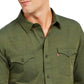 Levi's Men's Darrow Shirt Green Size Medium