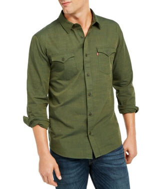 Levi's Men's Darrow Shirt Bright Green Size Small