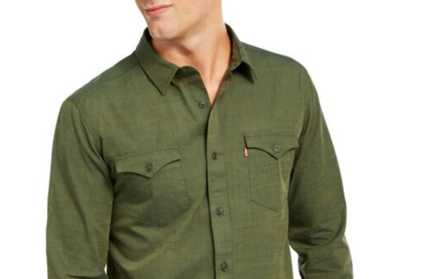 Levi's Men's Darrow Shirt Bright Green Size Small